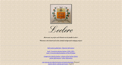 Desktop Screenshot of leclerc.com