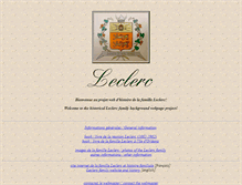 Tablet Screenshot of leclerc.com